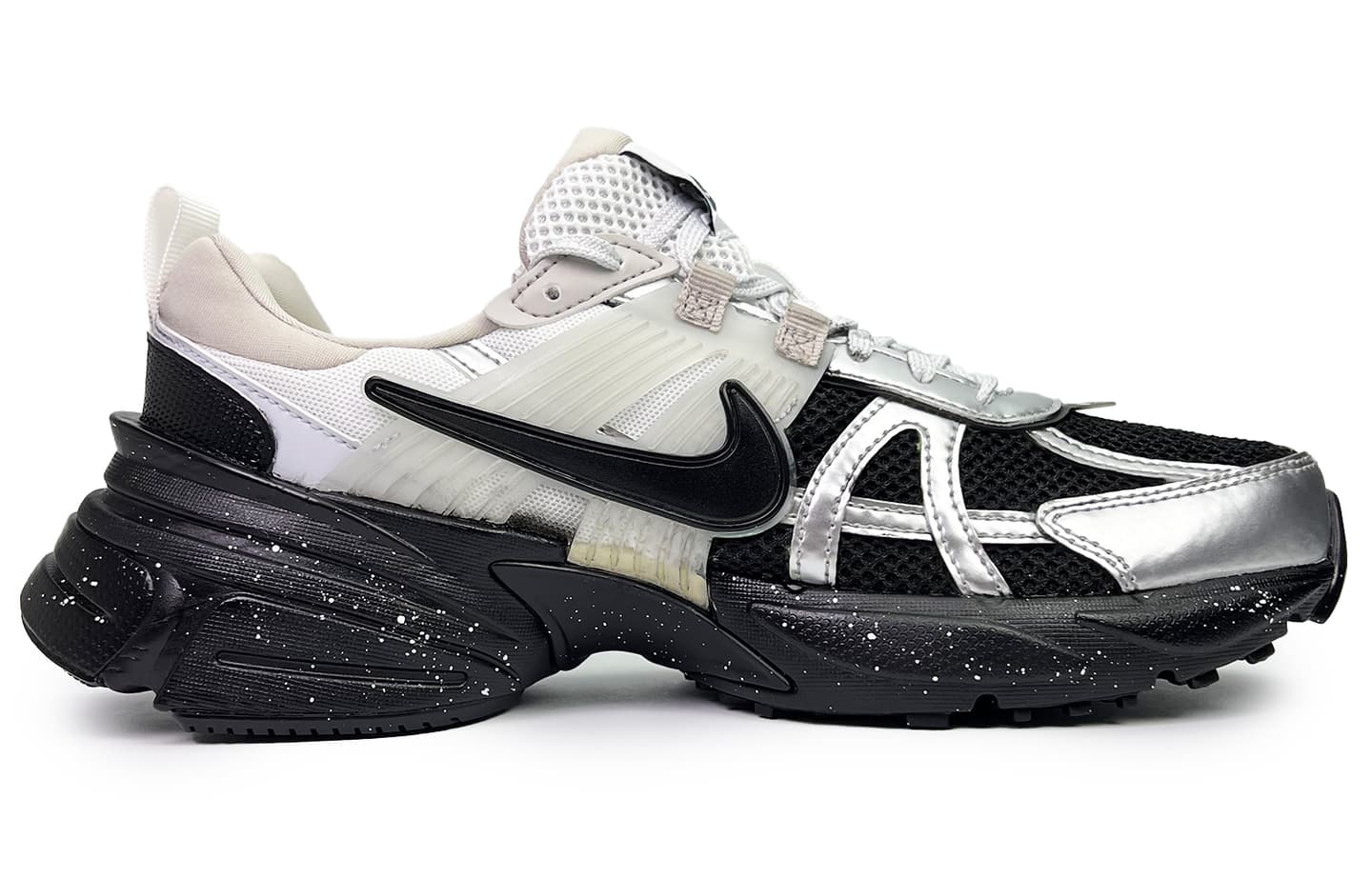Nike V2K Run Black Silver