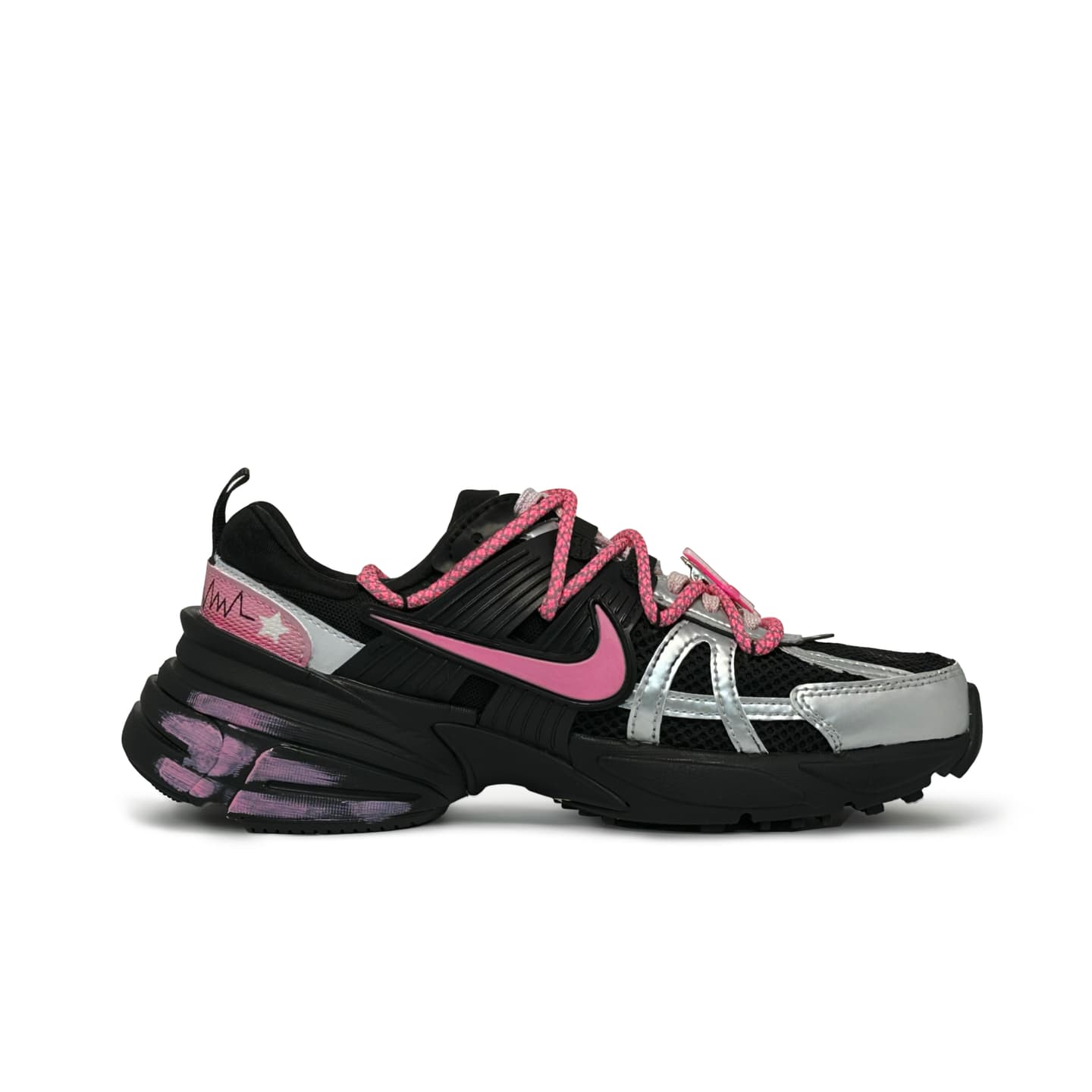 Nike V2K Run Black Pink