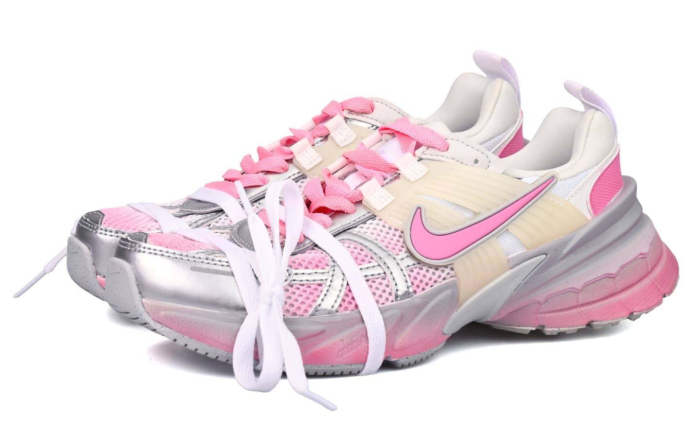 Nike V2K Run Silver Pink