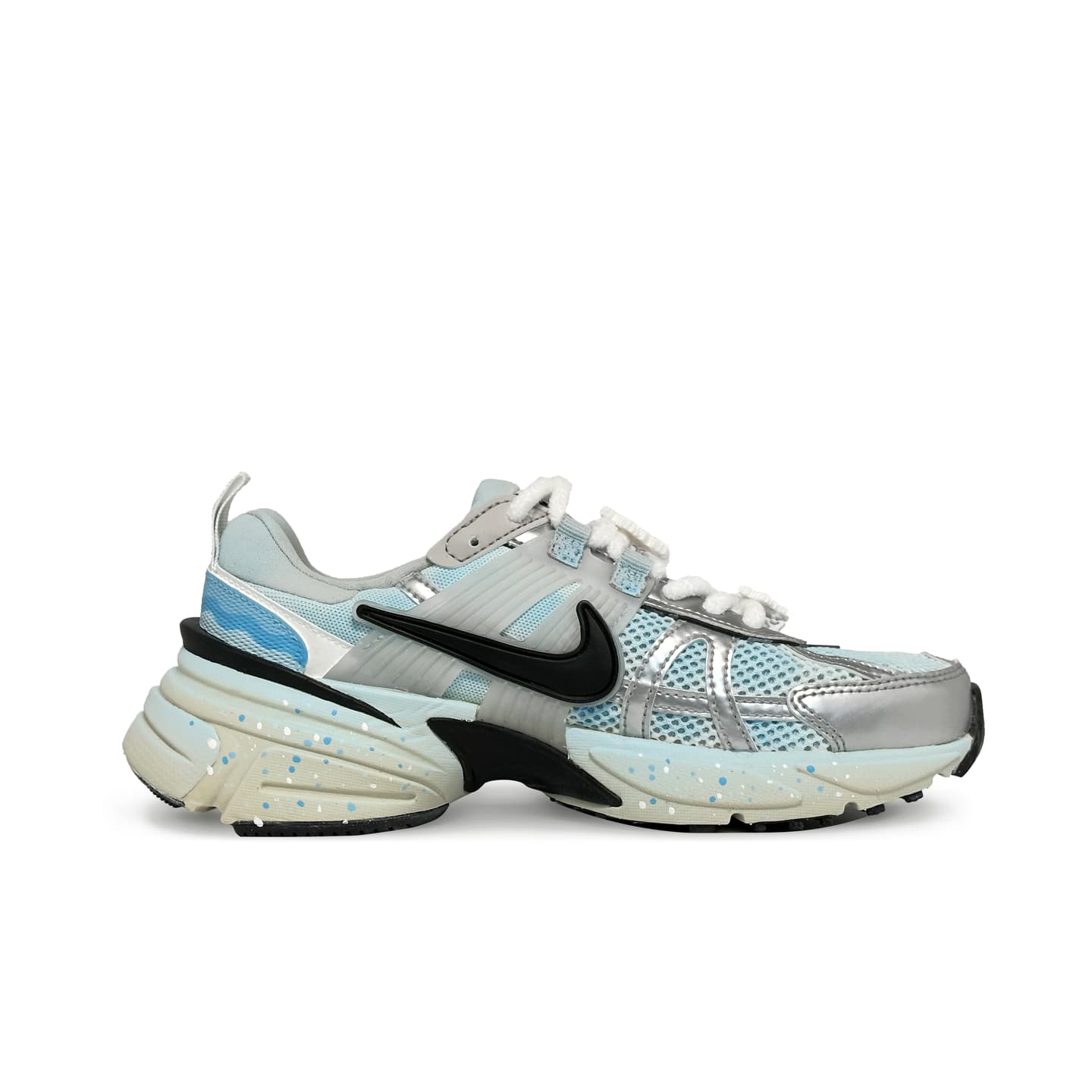 Nike V2K Run Runtekk Silver Pink Blue