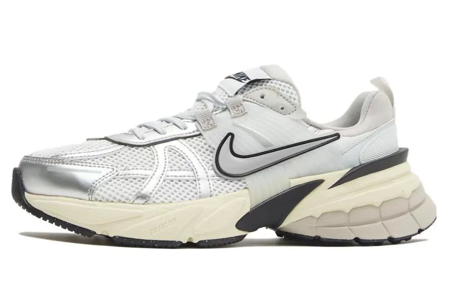 Nike V2K Run Black Silver Blue Yellow