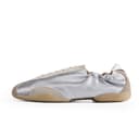 PANE Sterling Coin Ballet Trainer Low Silver