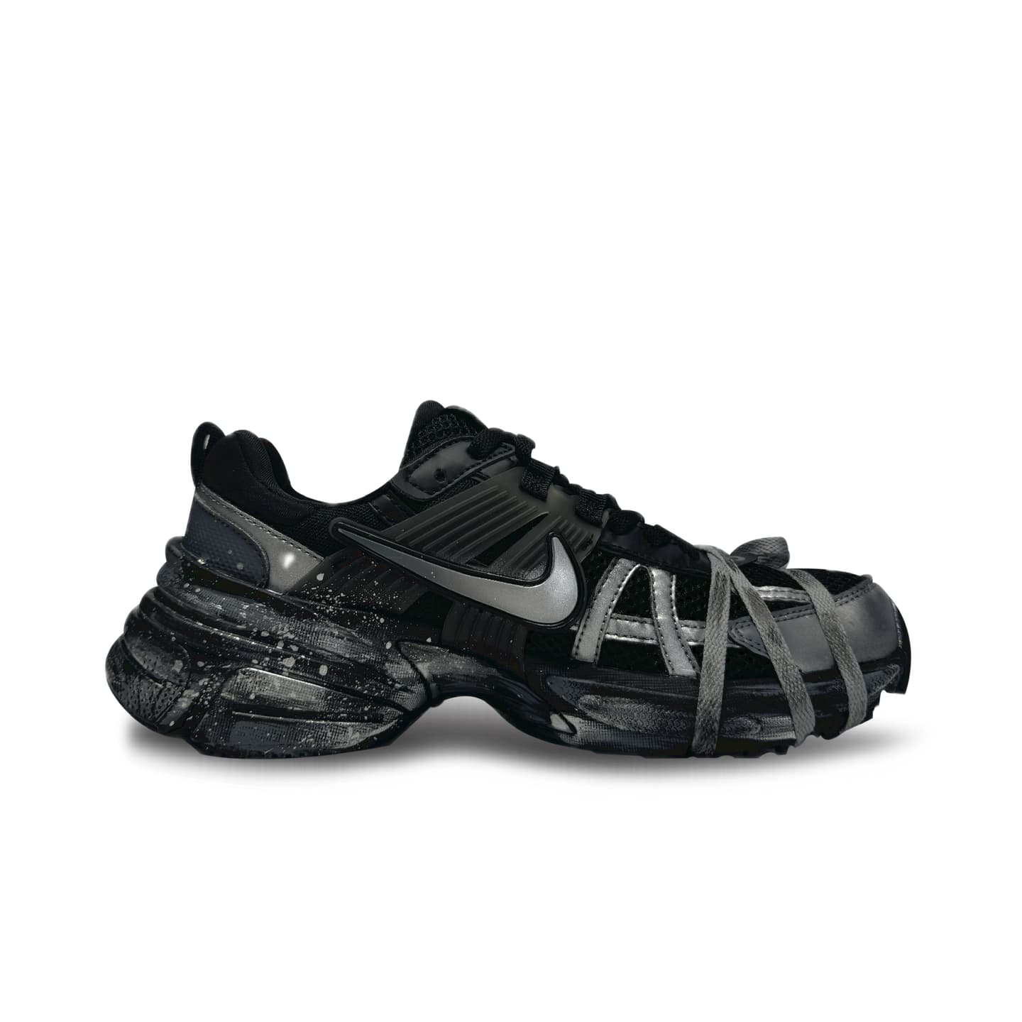 Nike V2K Run Black Silver