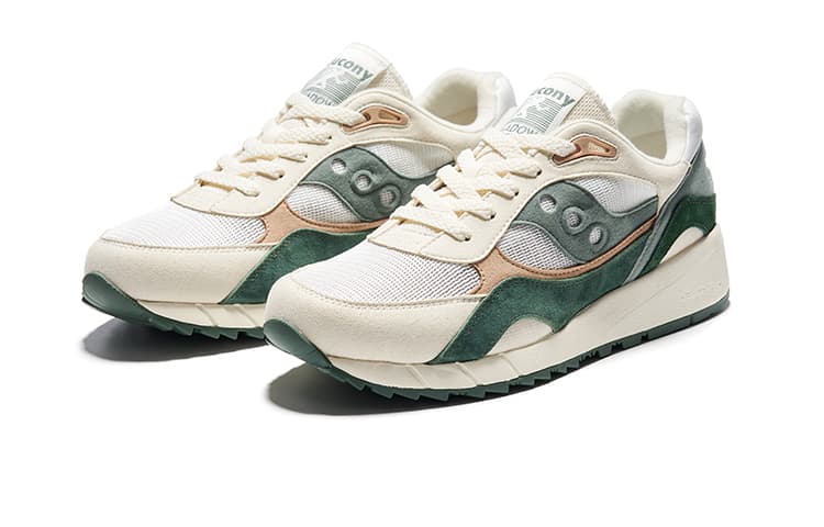 Saucony Shadow 6000 White Green