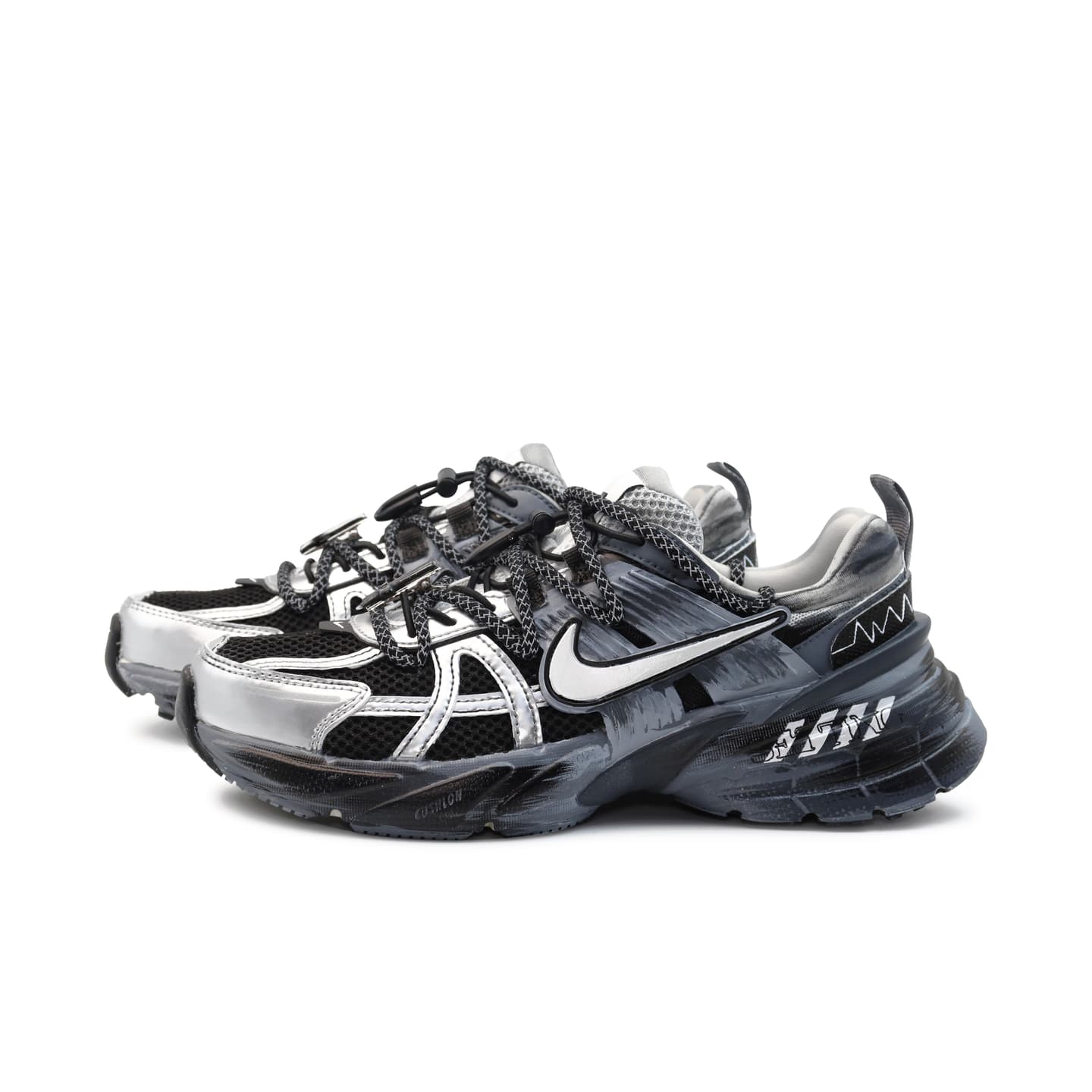Nike V2K Run Runtekk Black Silver