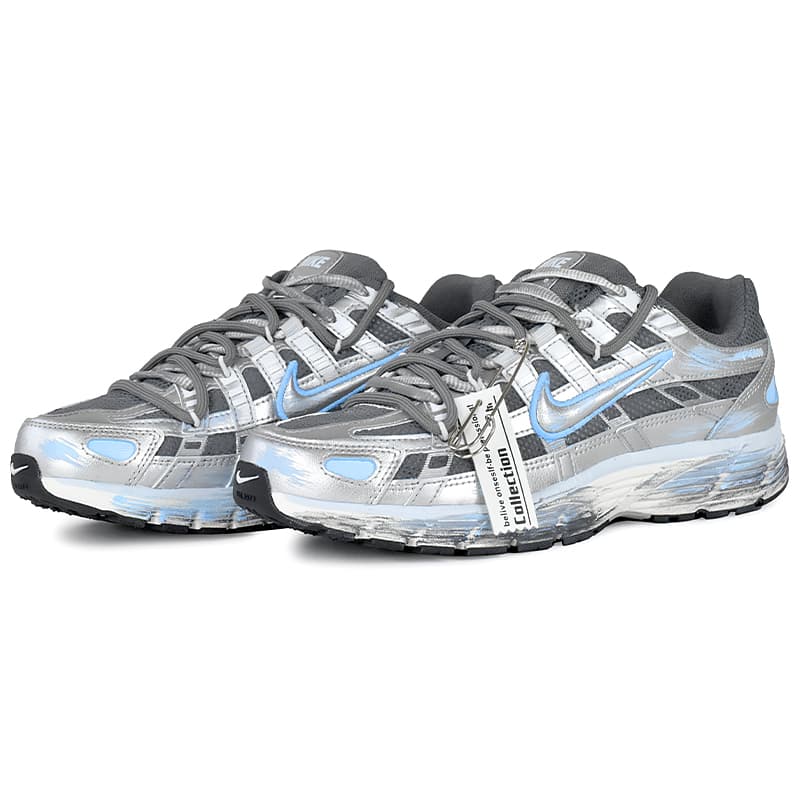 Nike P-6000 Blue Silver