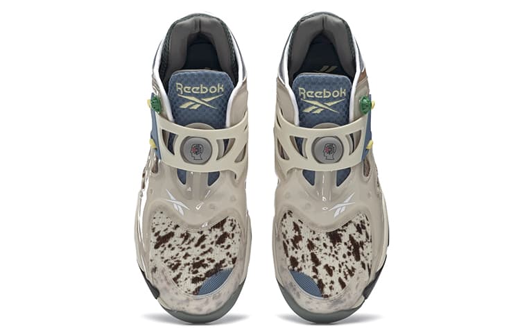 Brain Dead x Reebok Pump Court Blue Grey