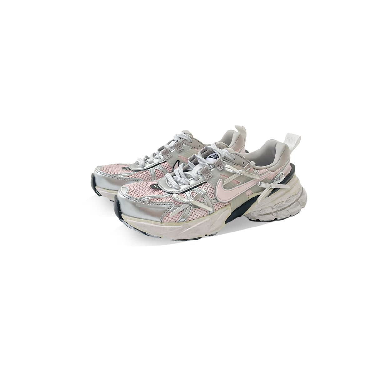 Nike V2K Run Pink Silver