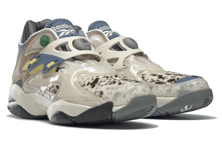 Brain Dead x Reebok Pump Court Blue Grey