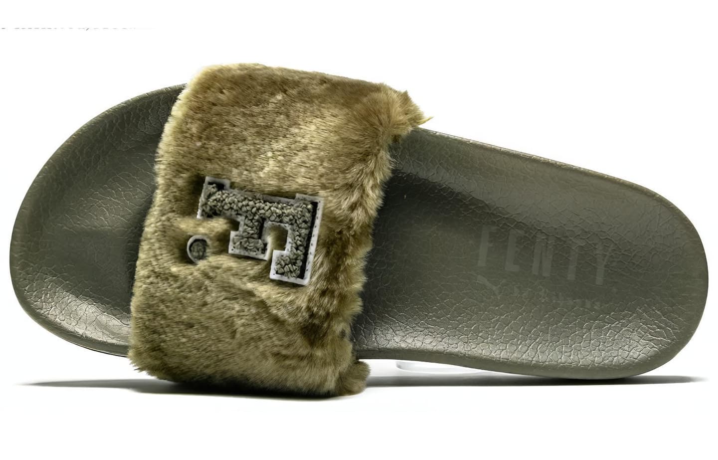 Fenty x PUMA Fur Slide 'Burnt Olive'