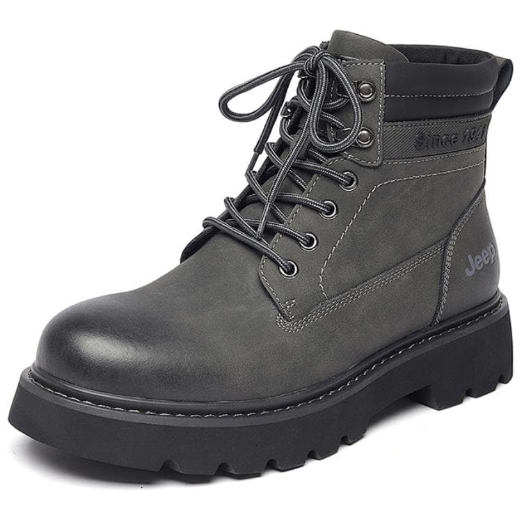 Jeep Martin Boots Grey Black