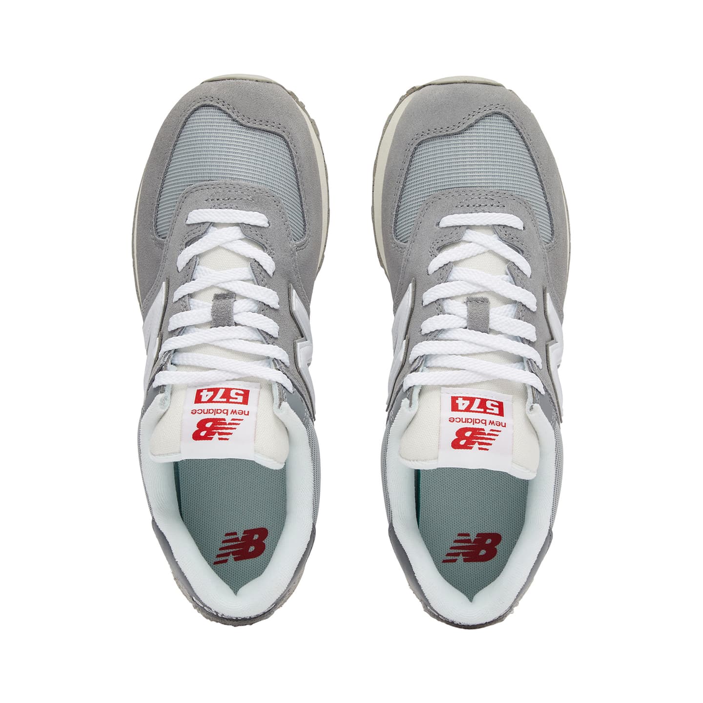 New Balance 574 Grey White