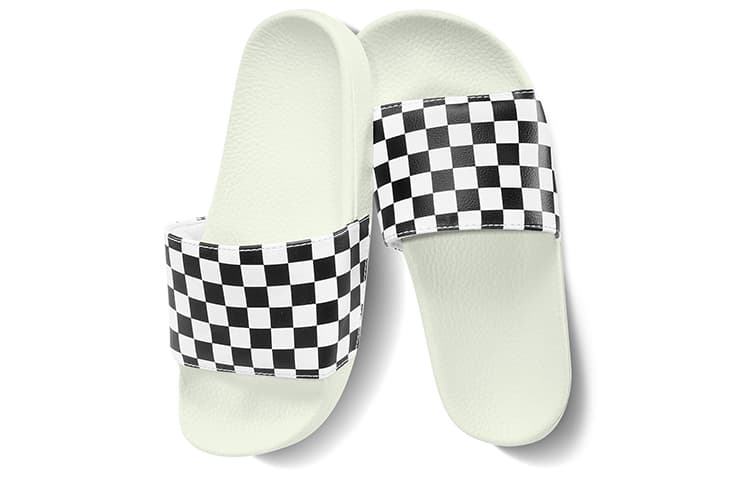 Vans Slide-On White Black Checkerboard