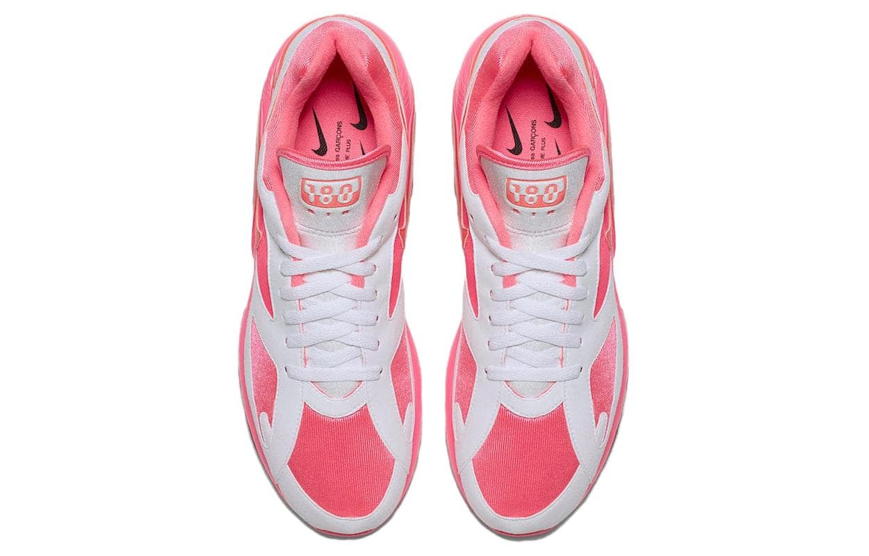 CDG x Nike Air Max 180 "White Pink"