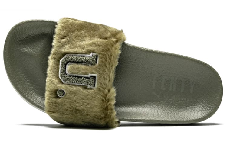 Fenty x PUMA Fur Slide 'Burnt Olive'