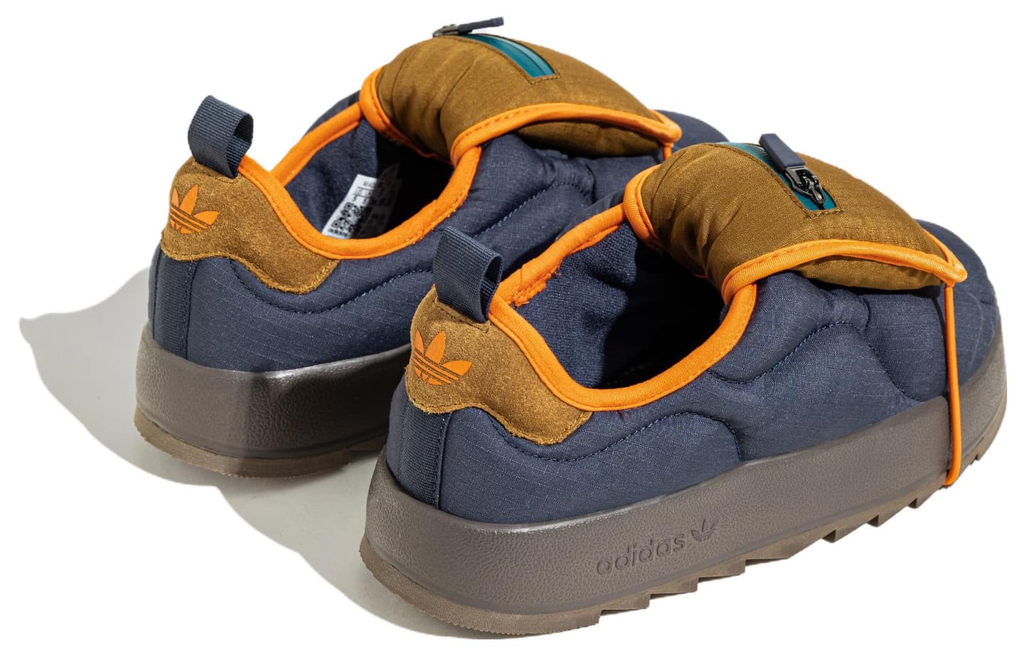 adidas Puffylette Brown Blue