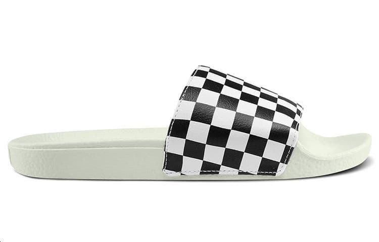 Vans Slide-On White Black Checkerboard