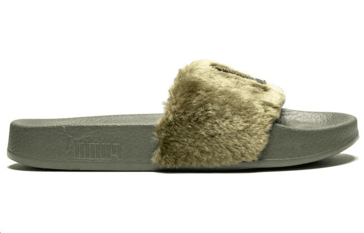 Fenty x PUMA Fur Slide 'Burnt Olive'