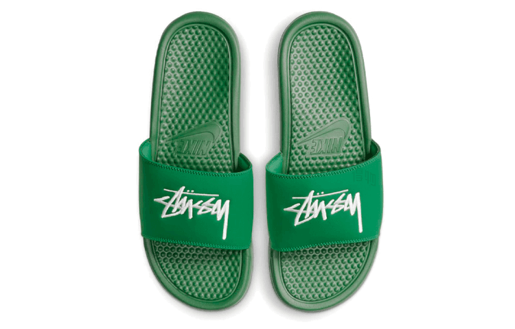 Stussy x Nike Benassi Pine Green