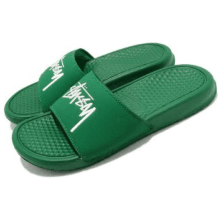 Stussy x Nike Benassi Pine Green