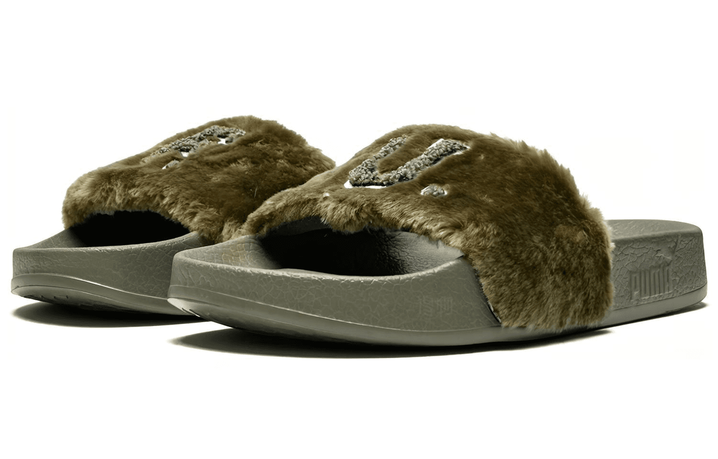 Fenty x PUMA Fur Slide 'Burnt Olive'