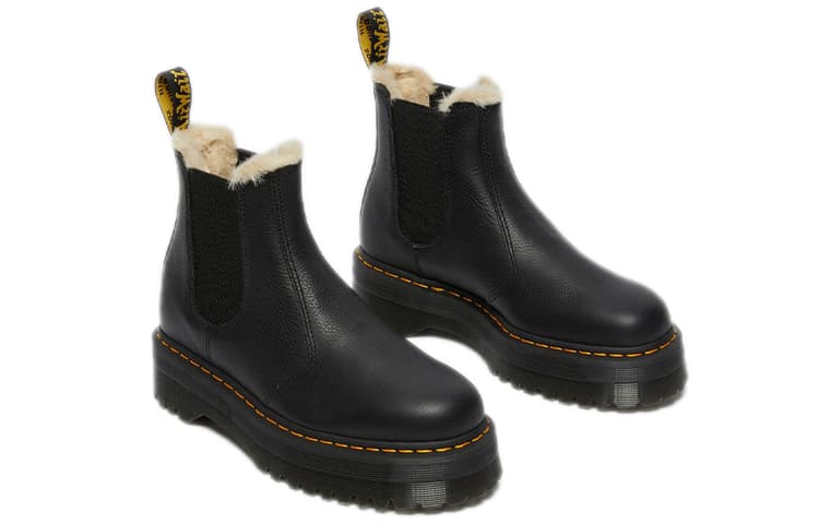 Dr. Martens 2976 Faux Fur Lined Chelsea Boots