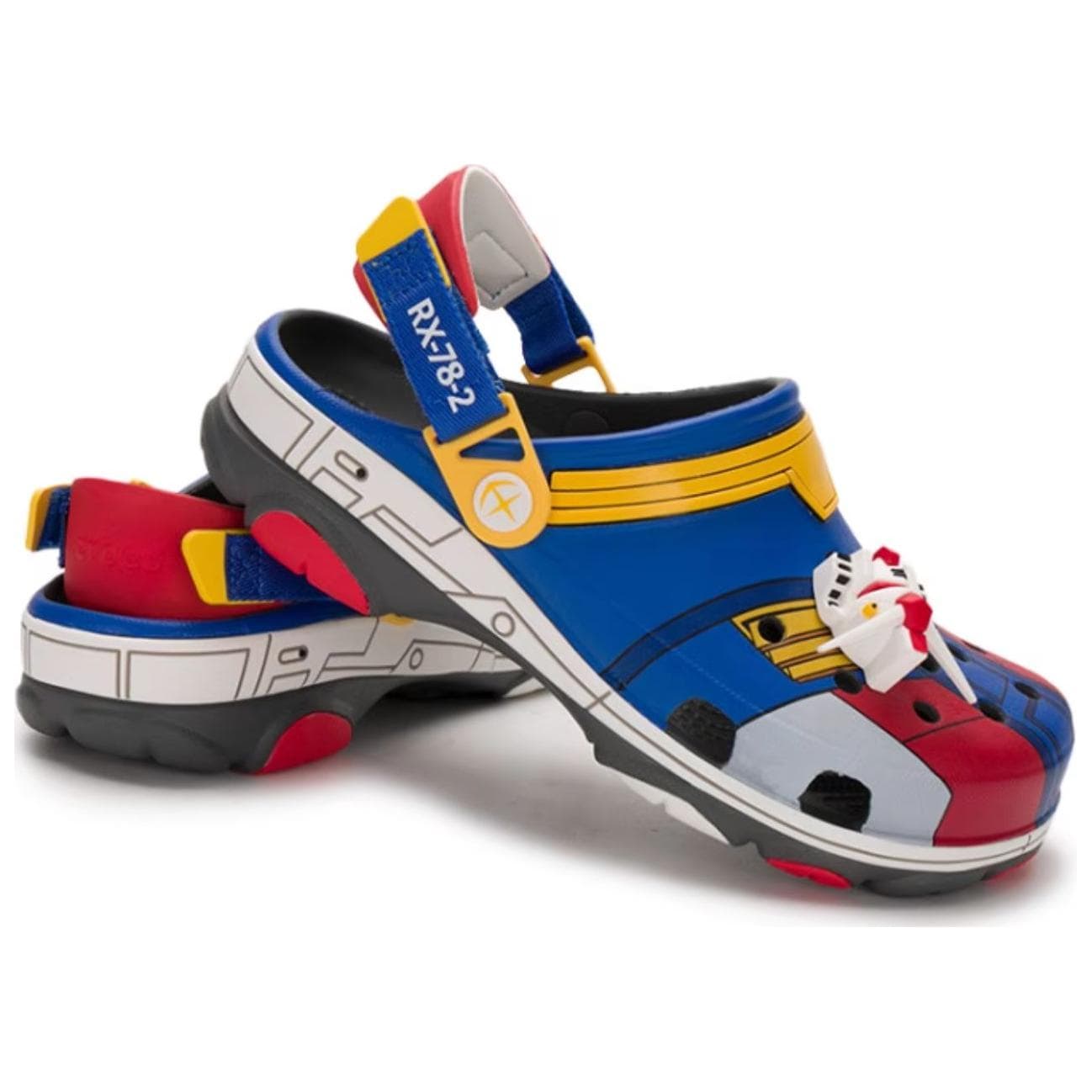 Crocs Gundam Clogs Blue Red