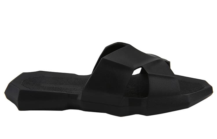 NORVINCY Fashion Platform Slides Black