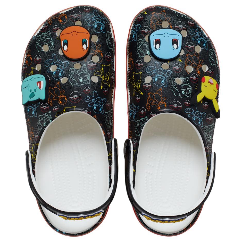 Pokemon x Crocs Classic Clog Black