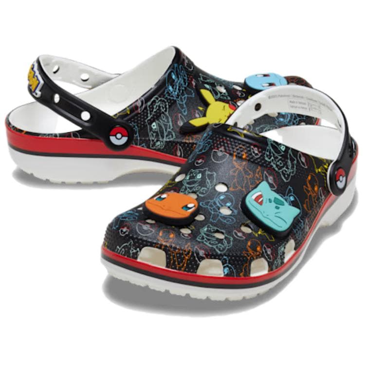 Pokemon x Crocs Classic Clog Black