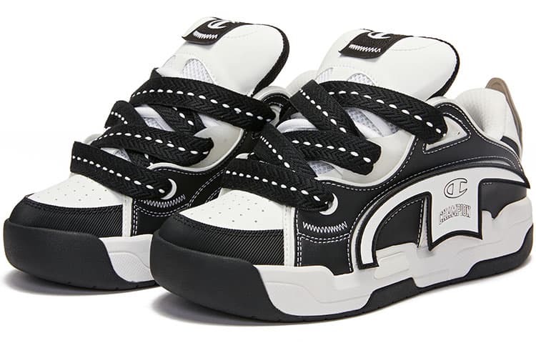 Champion Essentials Low Black White