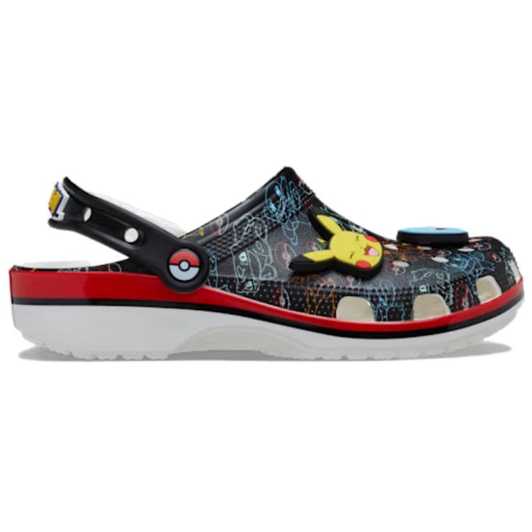 Pokemon x Crocs Classic Clog Black