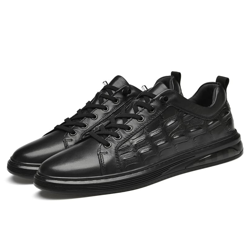 YIMINU Casual Leather Sneakers