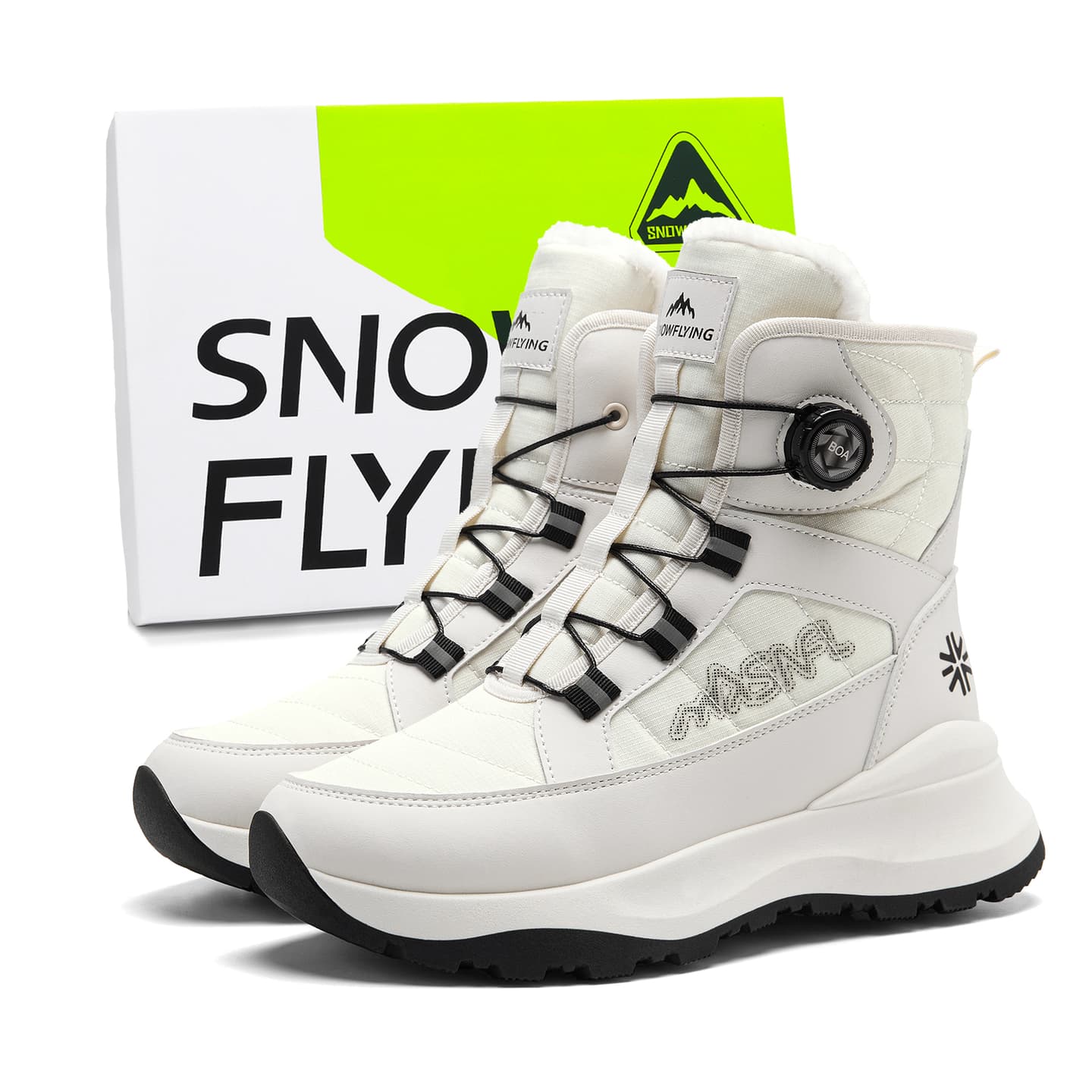 SNOW FLYING