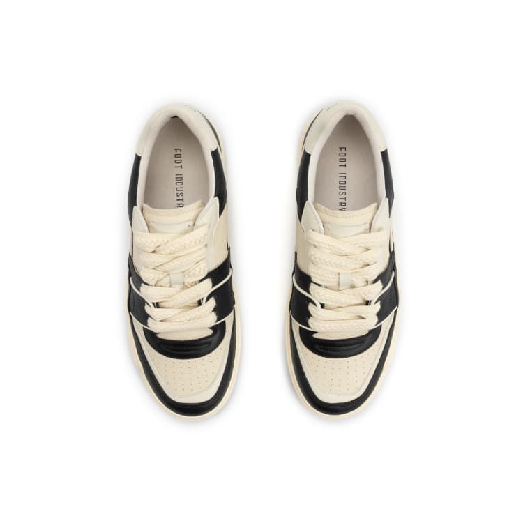 FOOT INDUSTRY 90s Trainer Black White