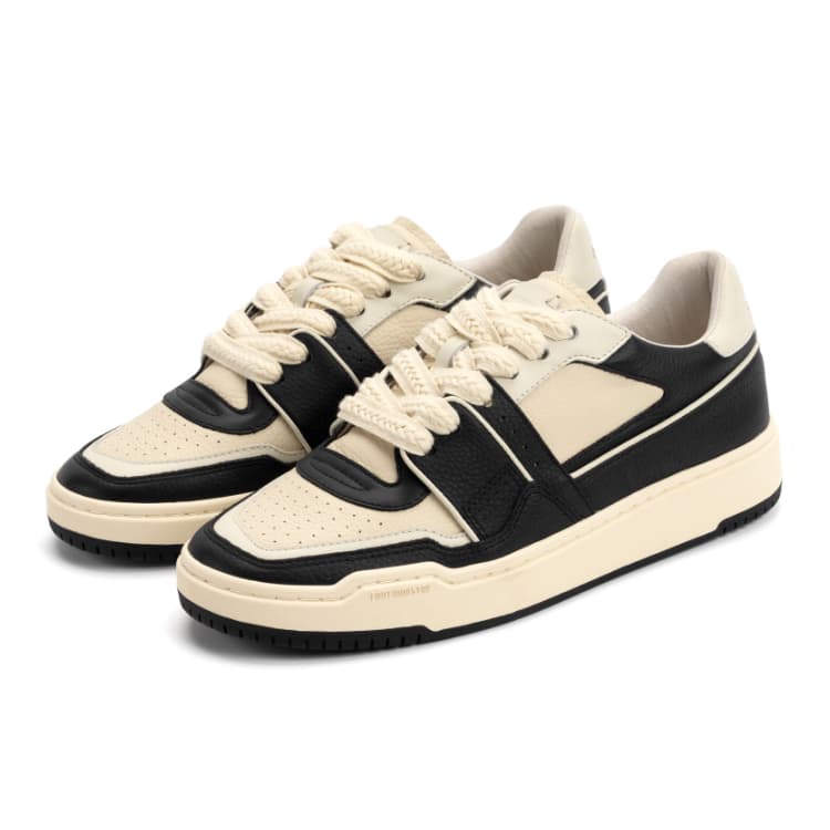 FOOT INDUSTRY 90s Trainer Black White