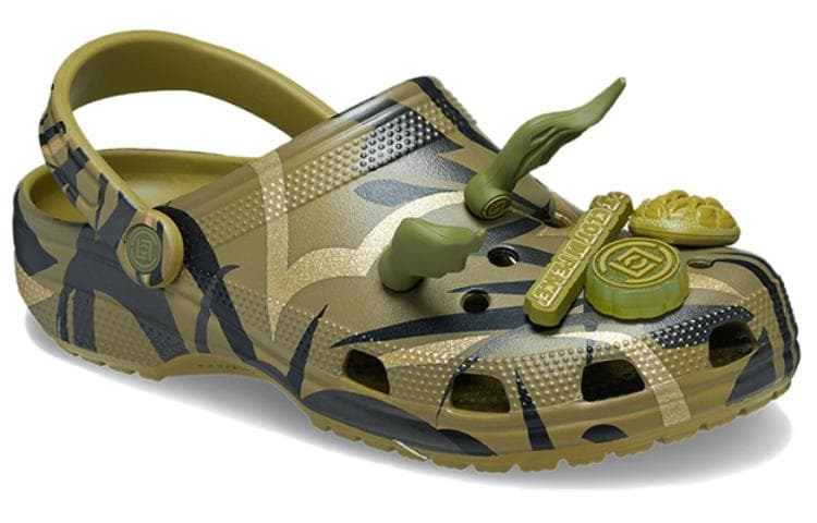 CLOT x Crocs EVA Military Green