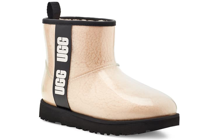 UGG Classic Clear Mini Black White