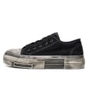 Mengsai Low Canvas Sneakers Black