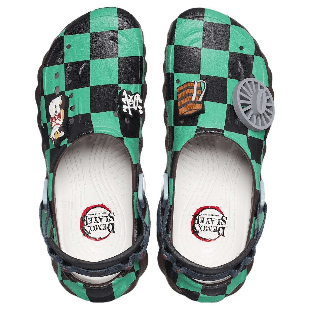 Crocs x Demon Slayer Clogs Green Black
