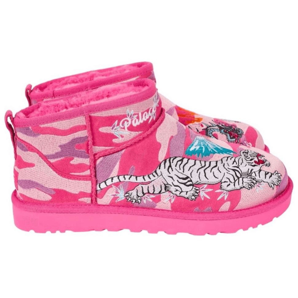 PALACE x UGG Classic Ultra Mini Pink