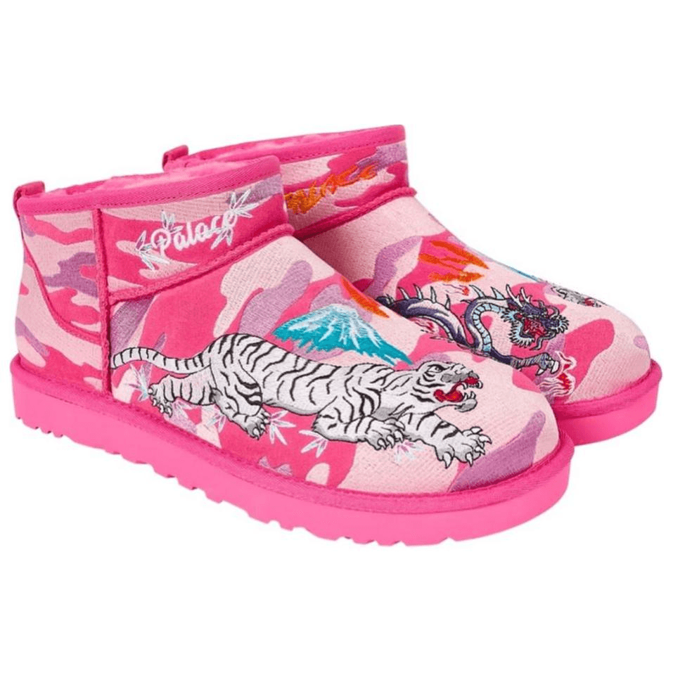 PALACE x UGG Classic Ultra Mini Pink