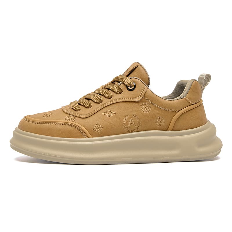 Aokang Letter Embossed Low Top Sneakers
