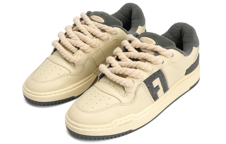 FOOT INDUSTRY Retro Low White Grey