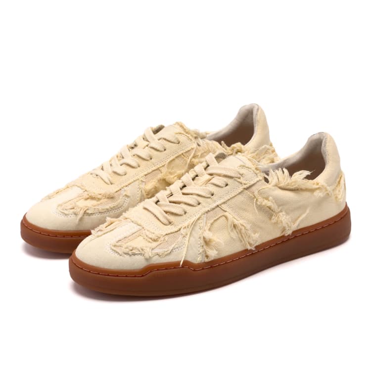 Foot Industry Canvas Low Pearl White