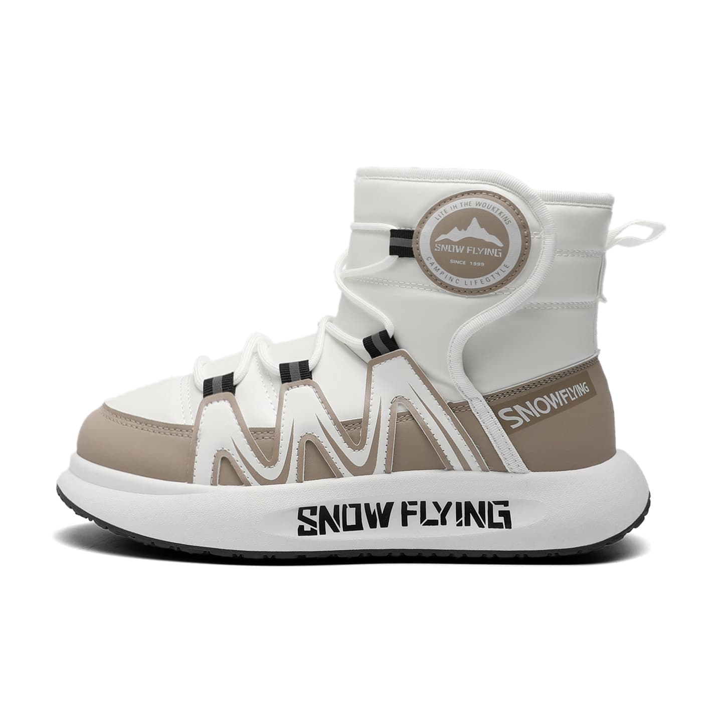 SNOW FLYING