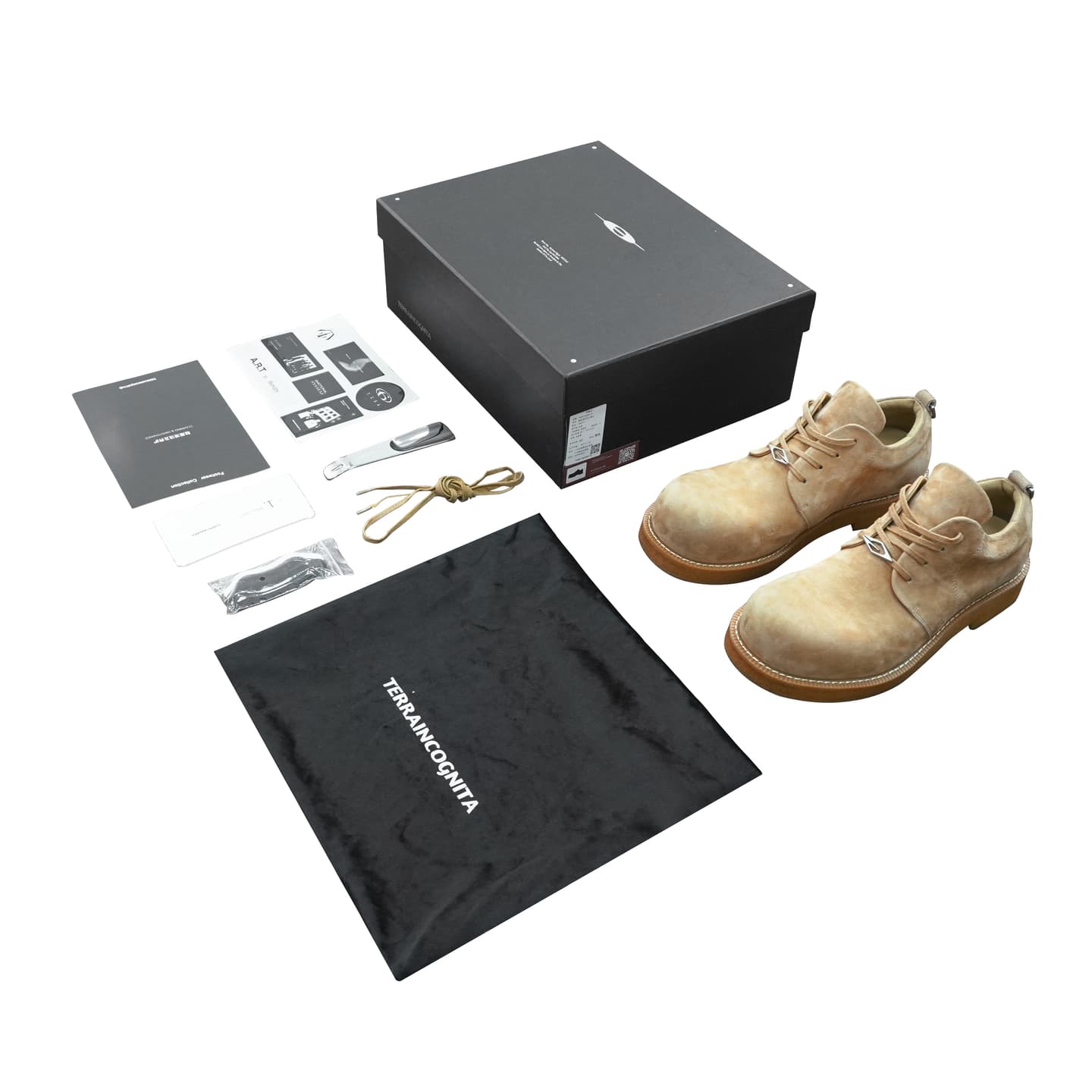 TERRA INCOGNITA Derby Shoes Light Khaki