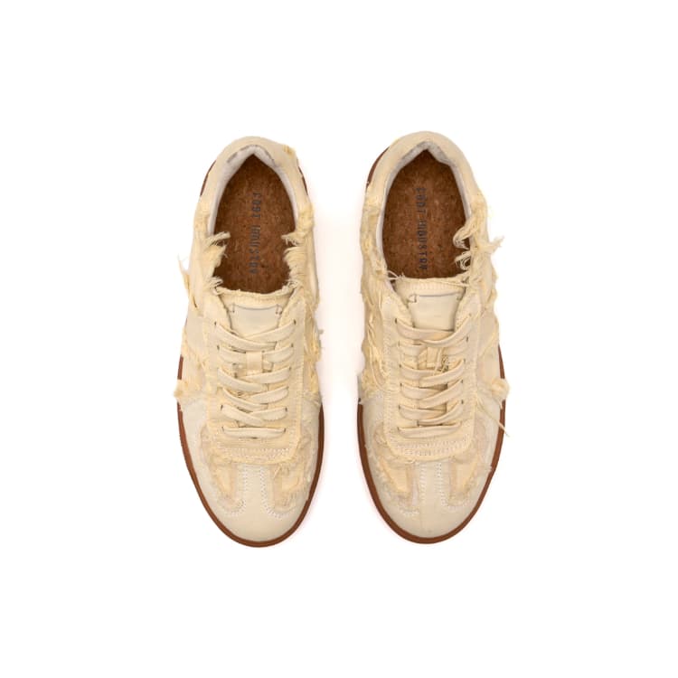 Foot Industry Canvas Low Pearl White