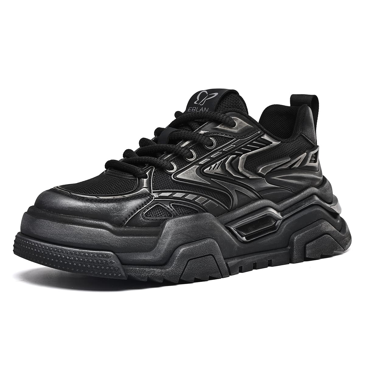 EBLAN Retro Dad Shoes Black
