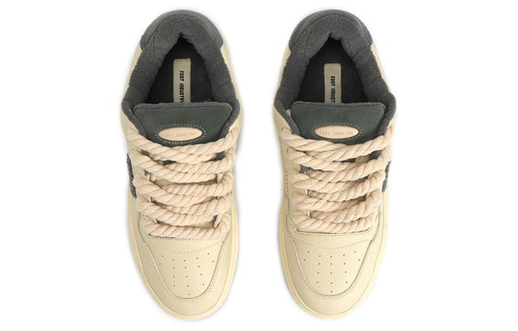 FOOT INDUSTRY Retro Low White Grey